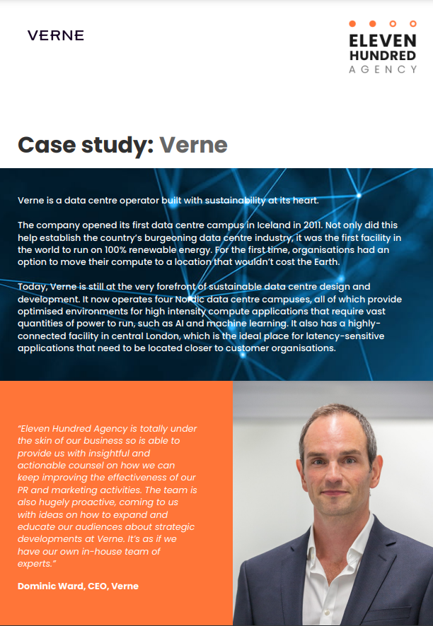 >Client case study: Verne Global